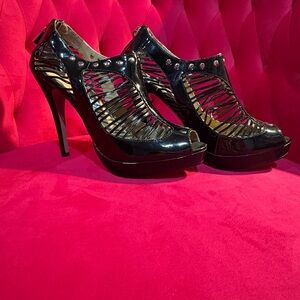 Jimmy Choo Black Strappy Heels